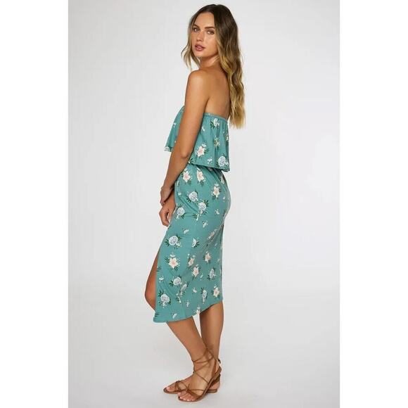 O’Neill Women's Teal Kole Midi Dress Size L NWT - Picture 4 of 12